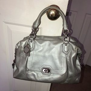 Coach Silver Bag